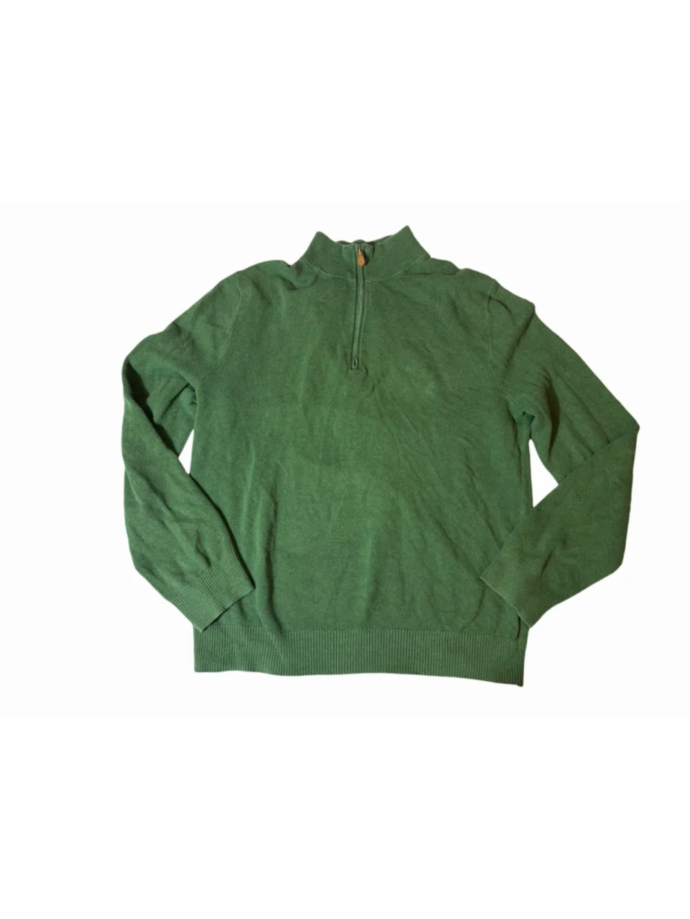 Brooks Brothers 1818 Cotton Cashmere Quarter Zip Sweater Old Money L
